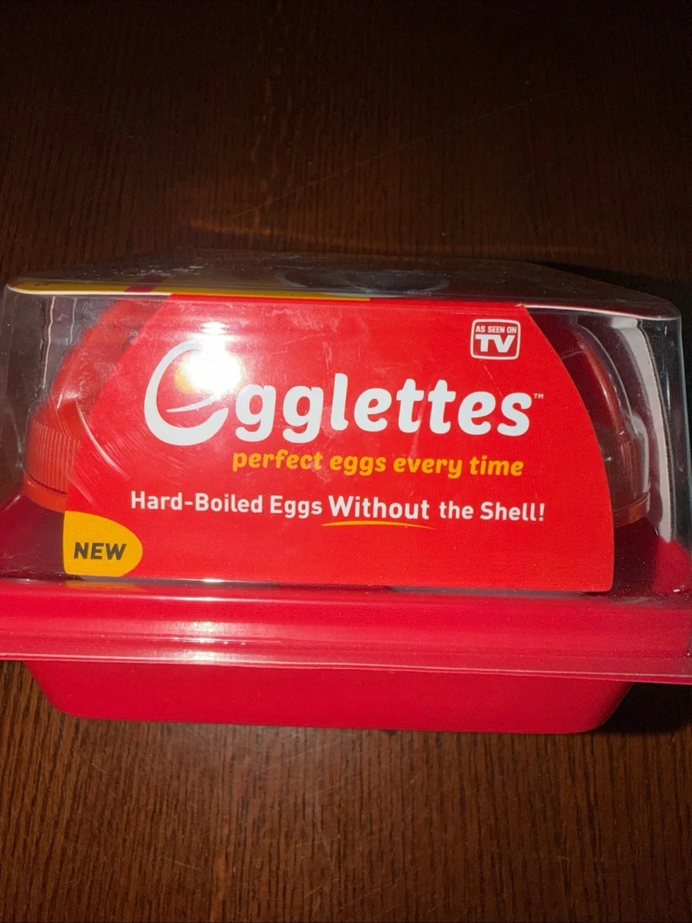 Egglettes Hard-Boiled Egg Cooker - Red & White New Set